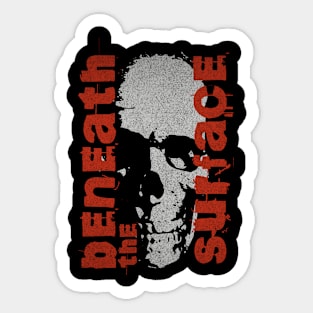 Beneath the Surface T-Shirt: Skull Design - Insightful Truth Tee Sticker